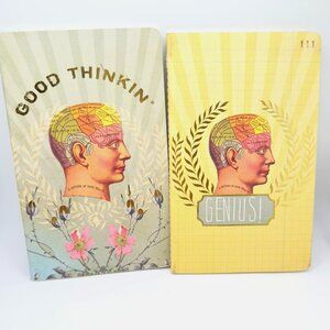 Papaya Art Notebook Set Of 2 With Lined & Unlined Pages 8.5" x 5.5"
